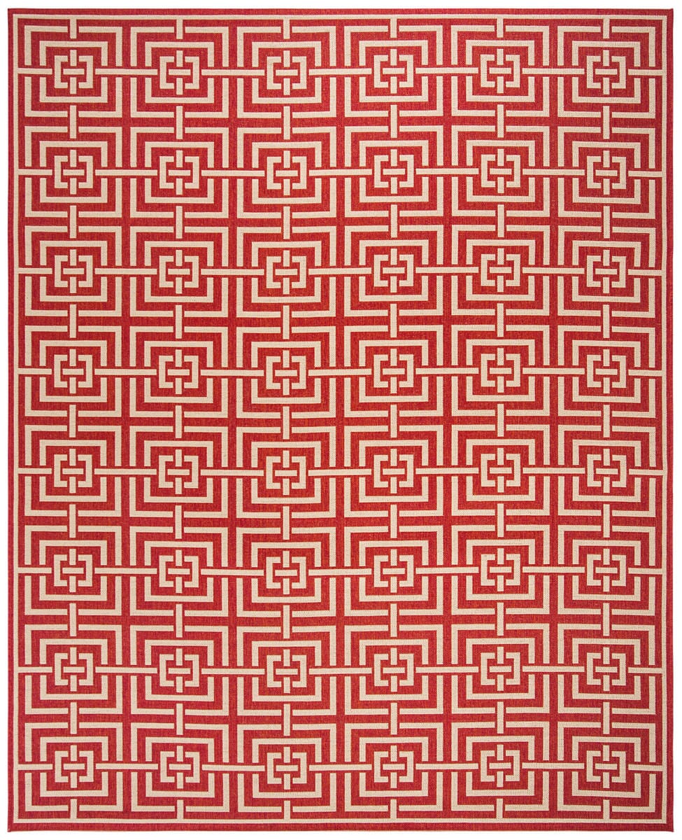 Safavieh Linden Lnd128Q Red / Creme Rugs - Safavieh - lnd128q - 6r