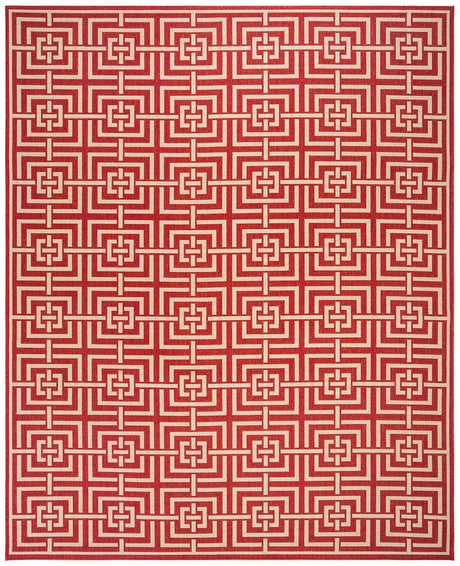 Safavieh Linden Lnd128Q Red / Creme Rugs - Safavieh - lnd128q - 6r