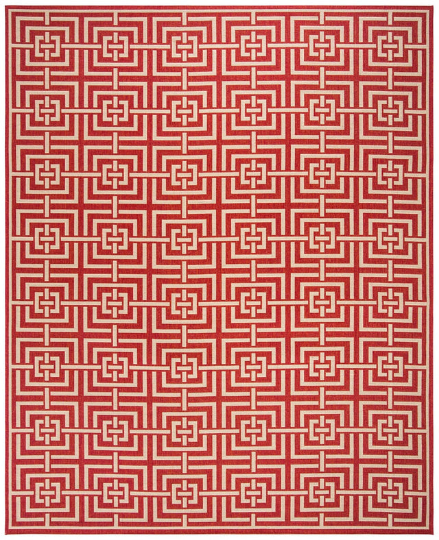 Safavieh Linden Lnd128Q Red / Creme Rugs - Safavieh - lnd128q - 6r