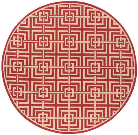 Safavieh Linden Lnd128Q Red / Creme Rugs - Safavieh - lnd128q - 6r