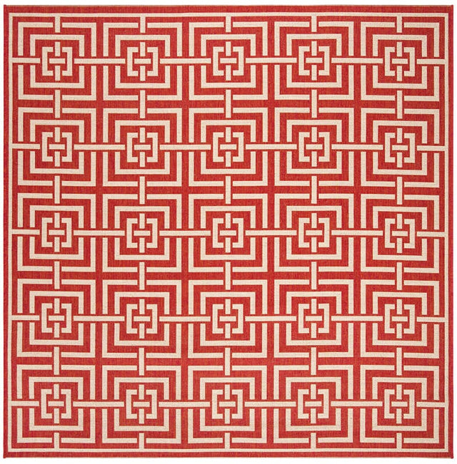 Safavieh Linden Lnd128Q Red / Creme Rugs - Safavieh - lnd128q - 6sq