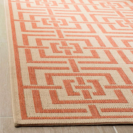Safavieh Linden Lnd128R Cream / Rust Rugs - Safavieh - lnd128r - 4