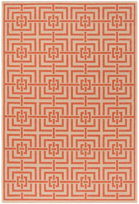 Safavieh Linden Lnd128R Cream / Rust Rugs - Safavieh - lnd128r - 4