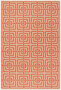 Safavieh Linden Lnd128R Cream / Rust Rugs - Safavieh - lnd128r - 4