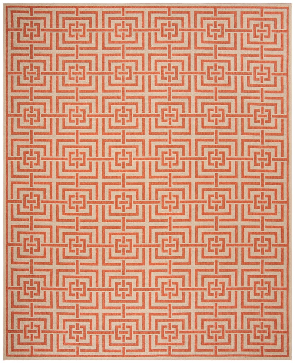 Safavieh Linden Lnd128R Cream / Rust Rugs - Safavieh - lnd128r - 6r
