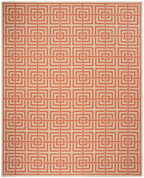 Safavieh Linden Lnd128R Cream / Rust Rugs - Safavieh - lnd128r - 6r