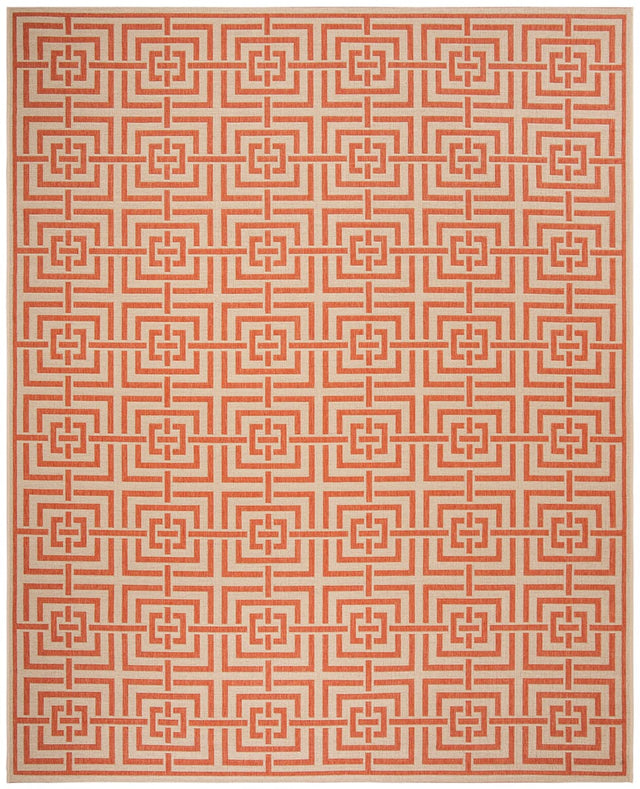 Safavieh Linden Lnd128R Cream / Rust Rugs - Safavieh - lnd128r - 6r