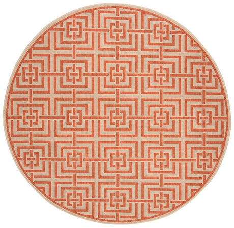Safavieh Linden Lnd128R Cream / Rust Rugs - Safavieh - lnd128r - 6r