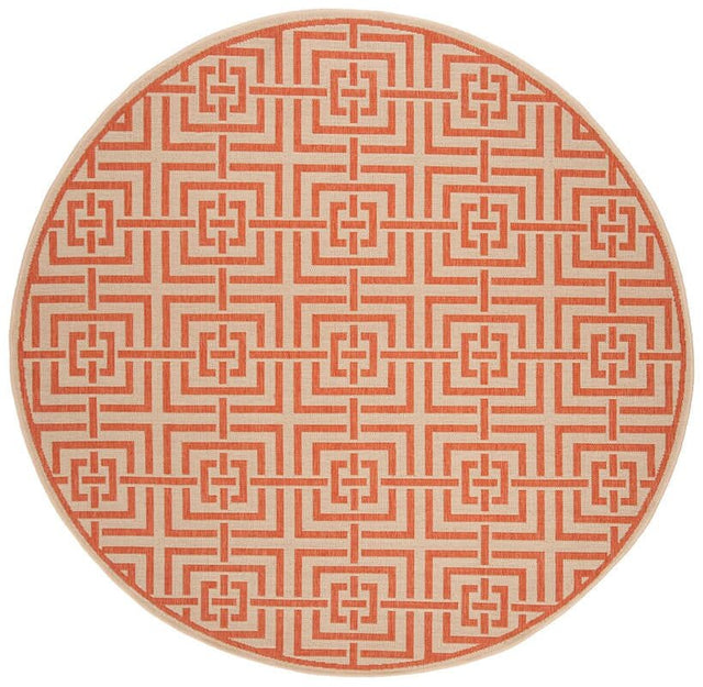 Safavieh Linden Lnd128R Cream / Rust Rugs - Safavieh - lnd128r - 6r