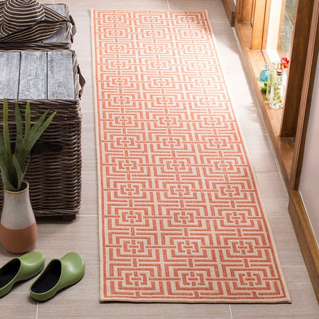 Safavieh Linden Lnd128R Cream / Rust Rugs - Safavieh - lnd128r - 6r