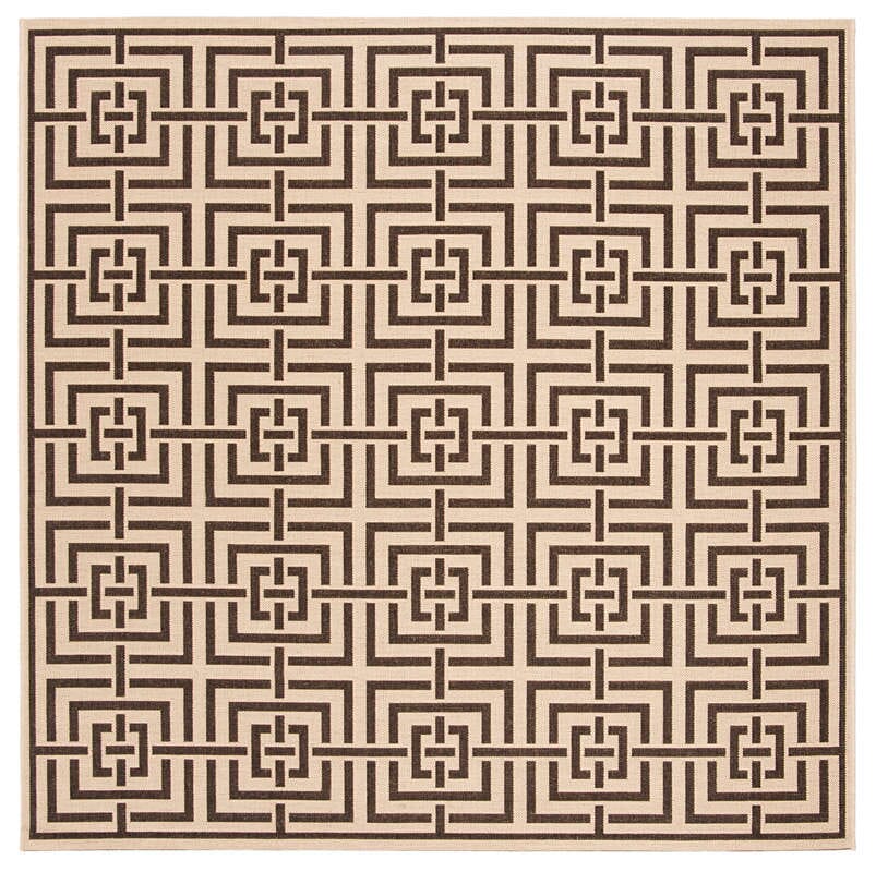 Safavieh Linden Lnd128U Creme / Brown Rugs - Safavieh - lnd128u - 6sq