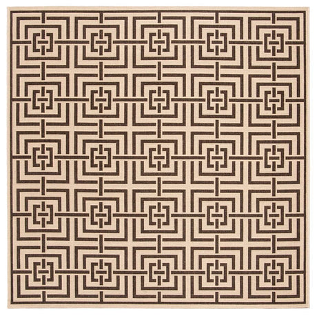 Safavieh Linden Lnd128U Creme / Brown Rugs - Safavieh - lnd128u - 6sq