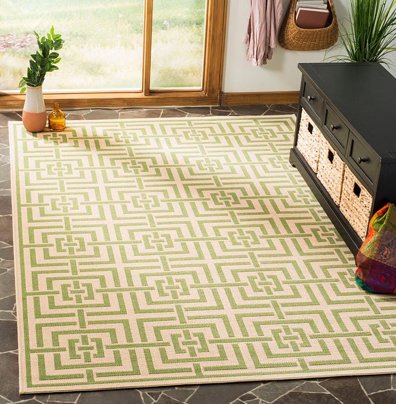 Safavieh Linden Lnd128V Cream / Olive Rugs - Safavieh - lnd128v - 4