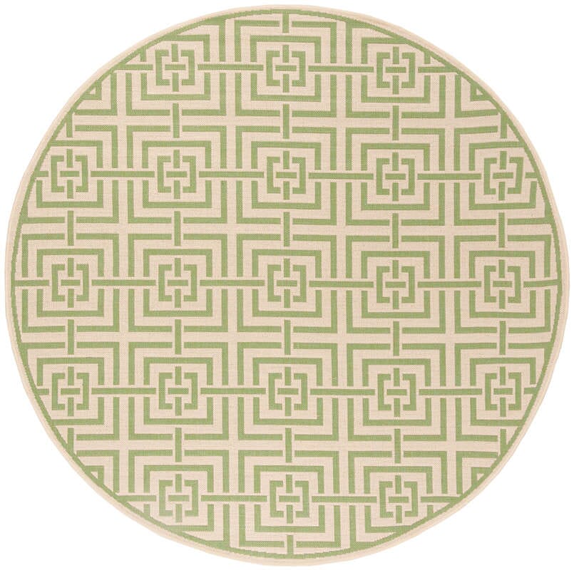 Safavieh Linden Lnd128V Cream / Olive Rugs - Safavieh - lnd128v - 6r
