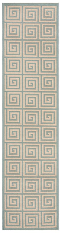 Safavieh Linden Lnd129L Cream / Aqua Rugs - Safavieh - lnd129l - 28