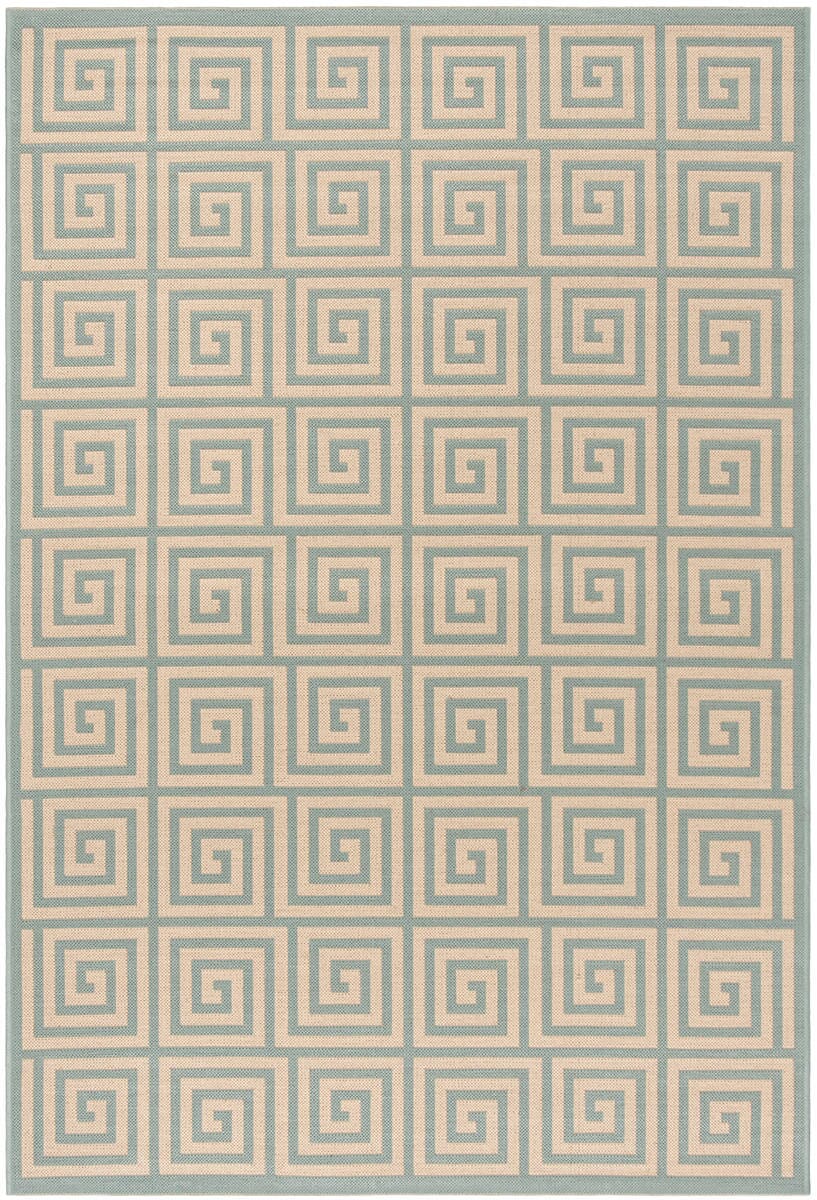Safavieh Linden Lnd129L Cream / Aqua Rugs - Safavieh - lnd129l - 4