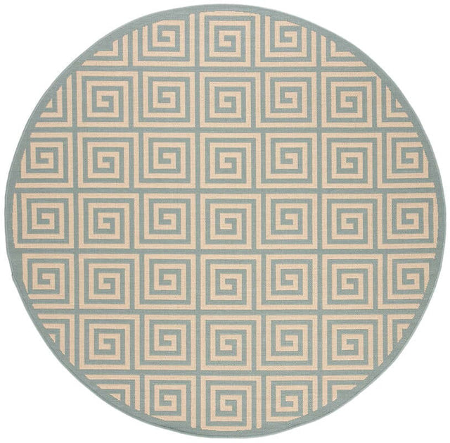 Safavieh Linden Lnd129L Cream / Aqua Rugs - Safavieh - lnd129l - 6r
