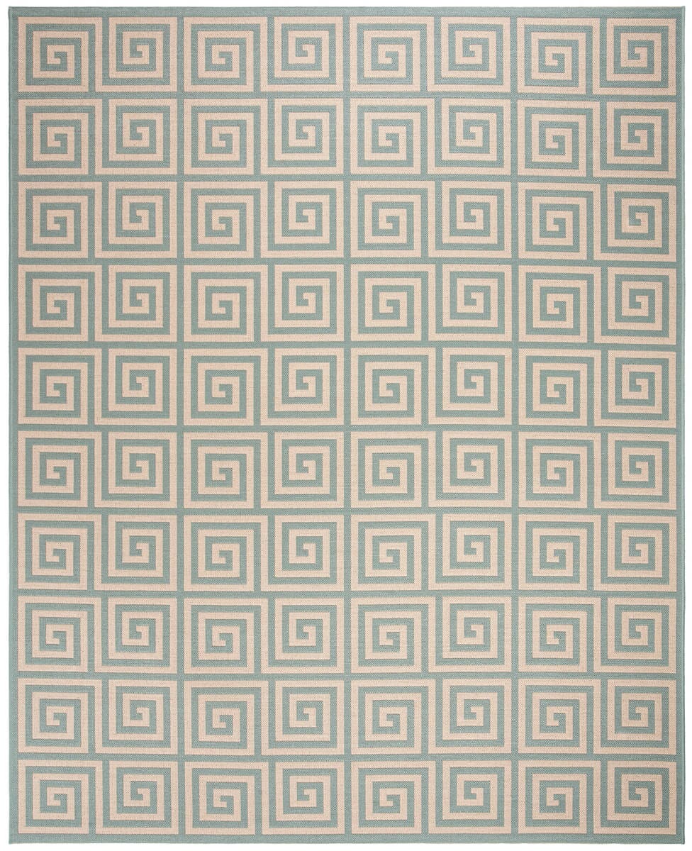 Safavieh Linden Lnd129L Cream / Aqua Rugs - Safavieh - lnd129l - 6r