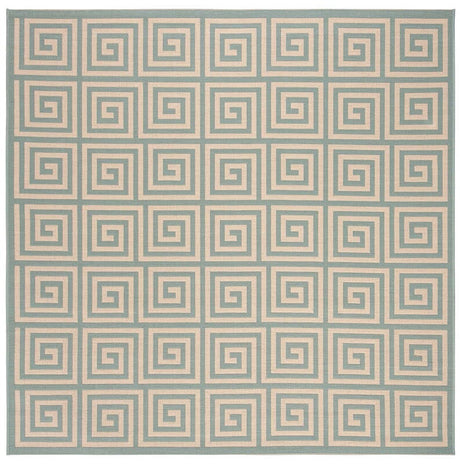 Safavieh Linden Lnd129L Cream / Aqua Rugs - Safavieh - lnd129l - 6sq