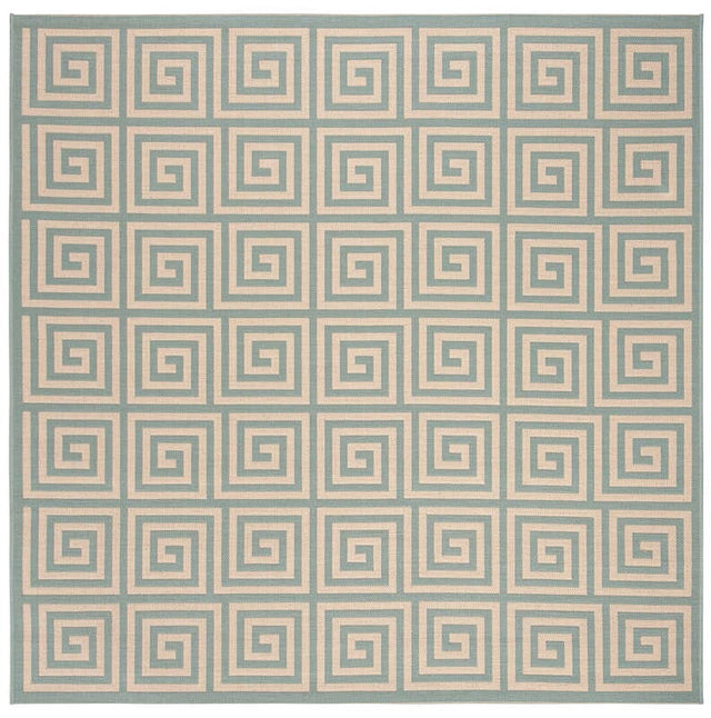 Safavieh Linden Lnd129L Cream / Aqua Rugs - Safavieh - lnd129l - 6sq