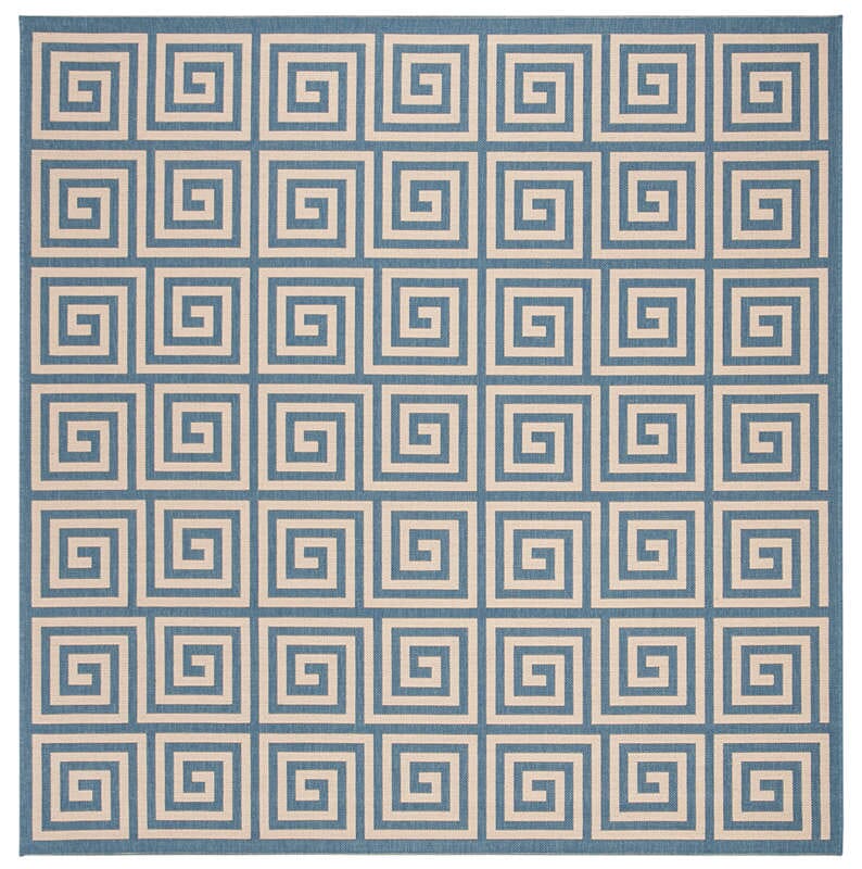 Safavieh Linden Lnd129N Cream / Blue Rugs - Safavieh - lnd129n - 6sq
