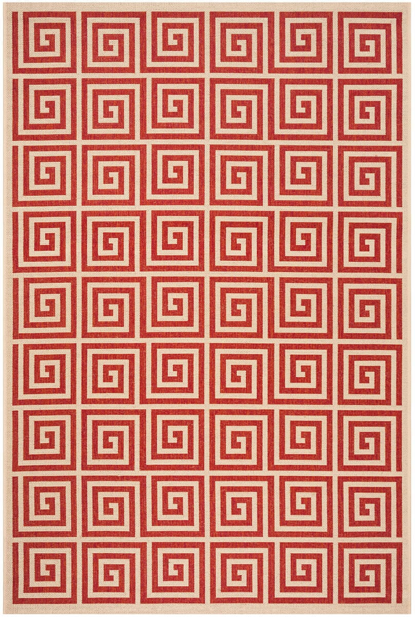 Safavieh Linden Lnd129Q Red / Creme Rugs - Safavieh - lnd129q - 4