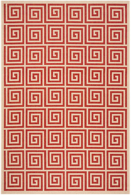 Safavieh Linden Lnd129Q Red / Creme Rugs - Safavieh - lnd129q - 4
