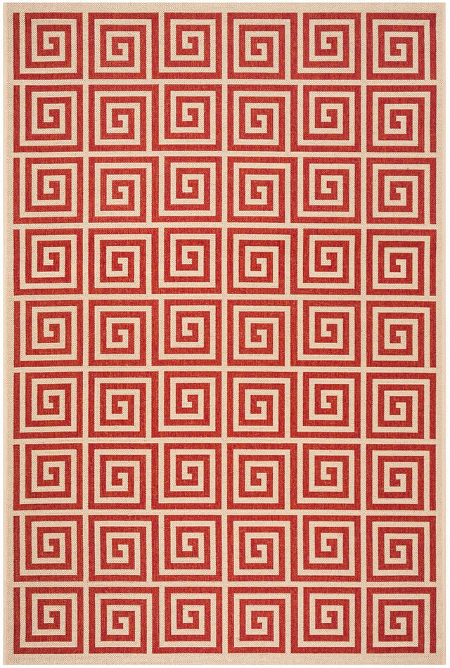 Safavieh Linden Lnd129Q Red / Creme Rugs - Safavieh - lnd129q - 4