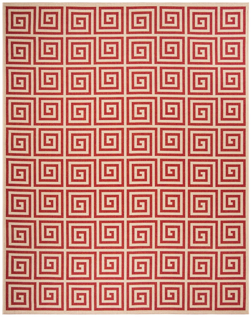 Safavieh Linden Lnd129Q Red / Creme Rugs - Safavieh - lnd129q - 6r