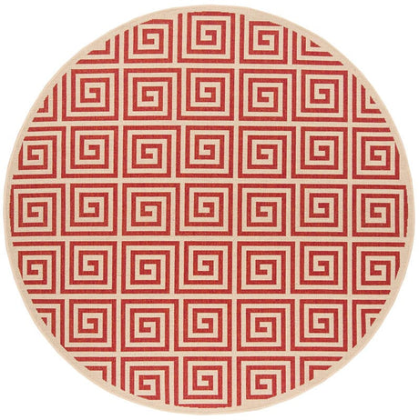 Safavieh Linden Lnd129Q Red / Creme Rugs - Safavieh - lnd129q - 6r