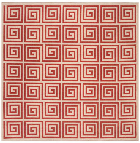 Safavieh Linden Lnd129Q Red / Creme Rugs - Safavieh - lnd129q - 6sq