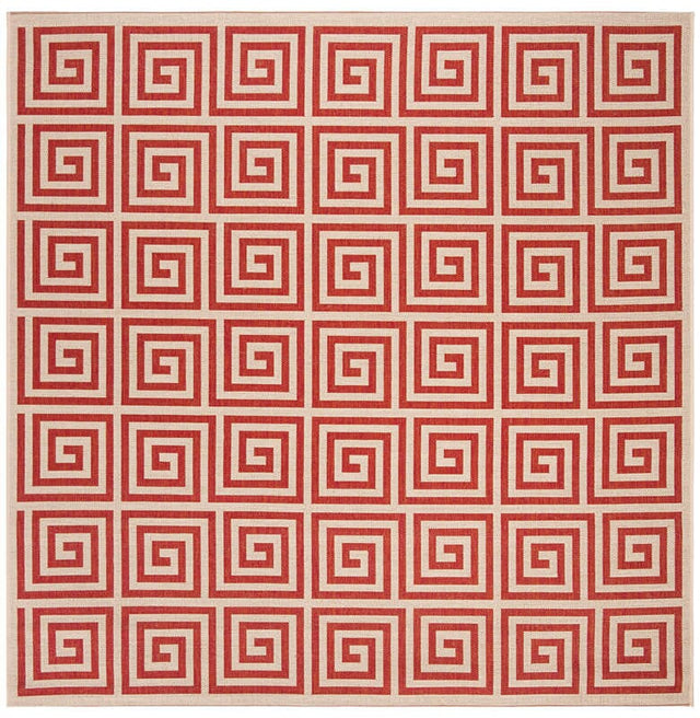 Safavieh Linden Lnd129Q Red / Creme Rugs - Safavieh - lnd129q - 6sq