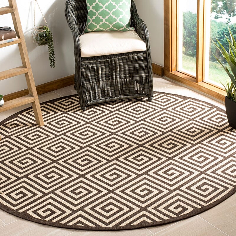 Safavieh Linden Lnd129U Creme / Brown Rugs - Safavieh - lnd129u - 6sq