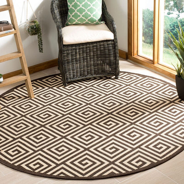 Safavieh Linden Lnd129U Creme / Brown Rugs - Safavieh - lnd129u - 6sq