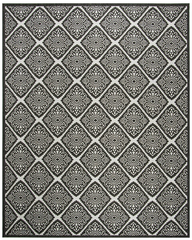 Safavieh Linden Lnd132A Light Grey / Charcoal Rugs - Safavieh - lnd132a - 3