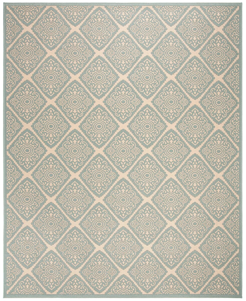 Safavieh Linden Lnd132L Cream / Aqua Rugs - Safavieh - lnd132l - 28
