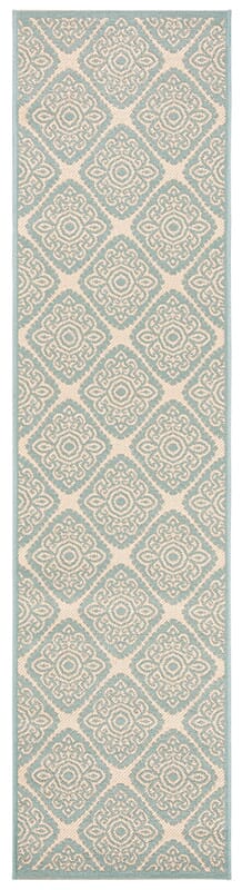 Safavieh Linden Lnd132L Cream / Aqua Rugs - Safavieh - lnd132l - 28