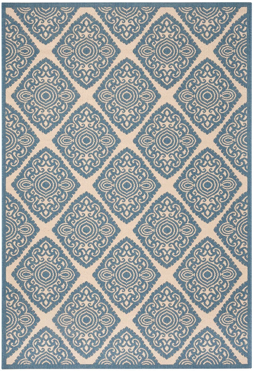 Safavieh Linden Lnd132N Cream / Blue Rugs - Safavieh - lnd132n - 4