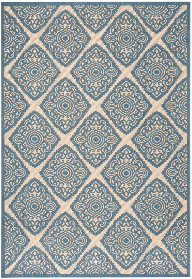 Safavieh Linden Lnd132N Cream / Blue Rugs - Safavieh - lnd132n - 4