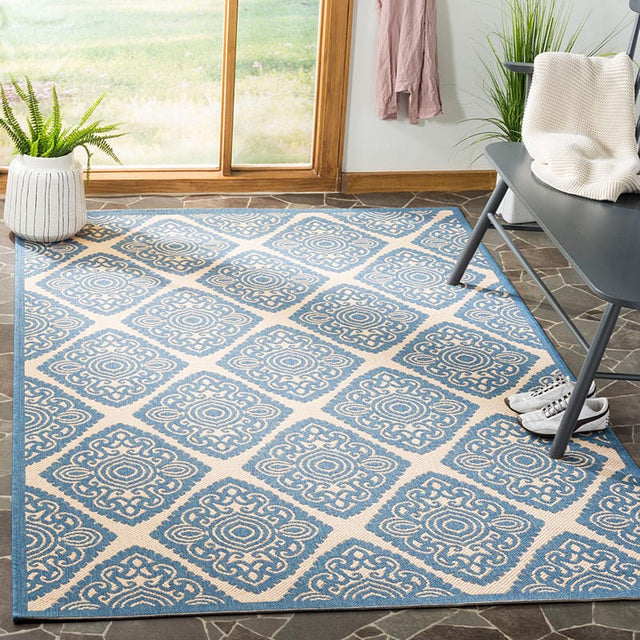 Safavieh Linden Lnd132N Cream / Blue Rugs - Safavieh - lnd132n - 4
