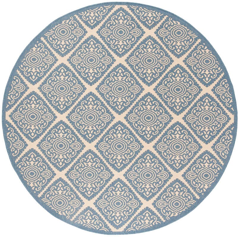 Safavieh Linden Lnd132N Cream / Blue Rugs - Safavieh - lnd132n - 6r