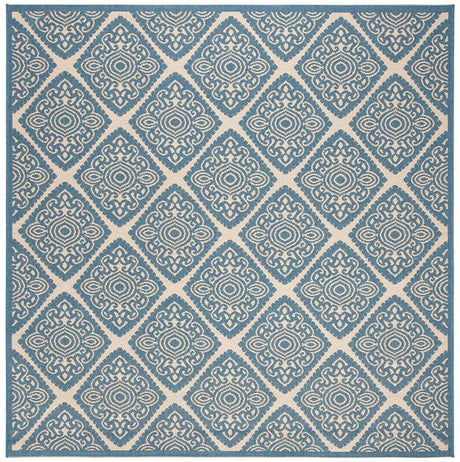 Safavieh Linden Lnd132N Cream / Blue Rugs - Safavieh - lnd132n - 6sq