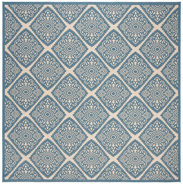 Safavieh Linden Lnd132N Cream / Blue Rugs - Safavieh - lnd132n - 6sq