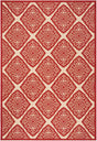 Safavieh Linden Lnd132Q Red / Creme Rugs - Safavieh - lnd132q - 4