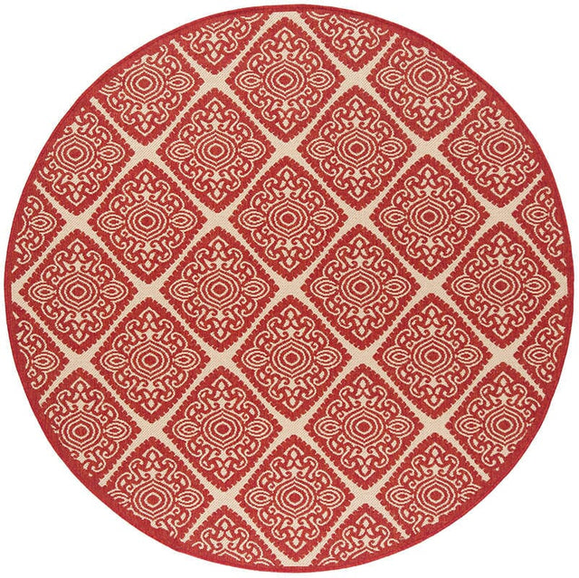 Safavieh Linden Lnd132Q Red / Creme Rugs - Safavieh - lnd132q - 6r