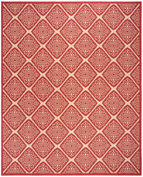 Safavieh Linden Lnd132Q Red / Creme Rugs - Safavieh - lnd132q - 6r