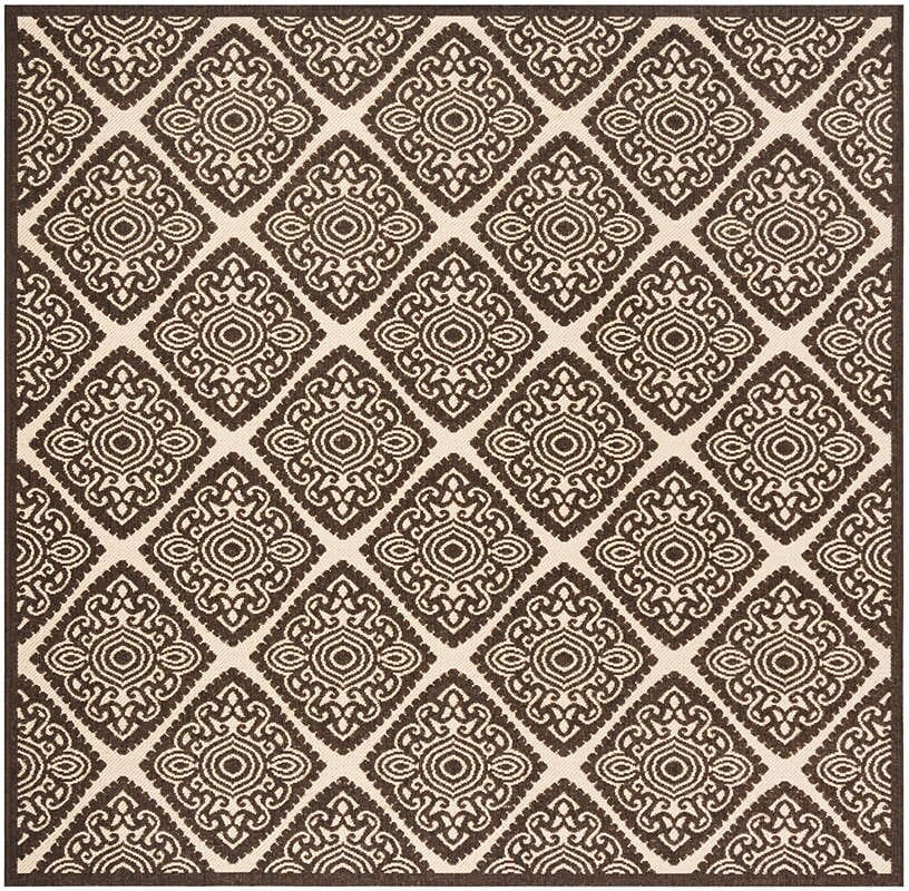 Safavieh Linden Lnd132U Creme / Brown Rugs - Safavieh - lnd132u - 6sq