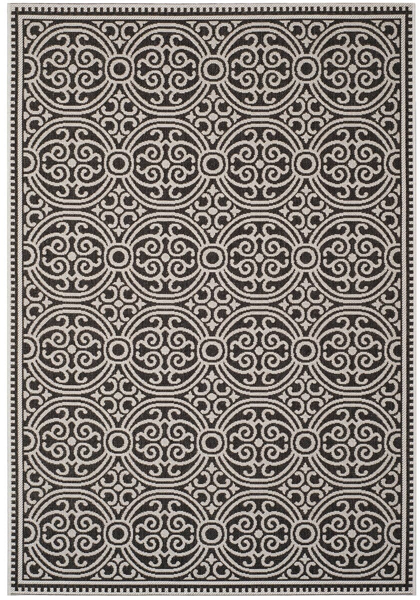 Safavieh Linden Lnd134A Light Grey / Charcoal Rugs - Safavieh - lnd134a - 4