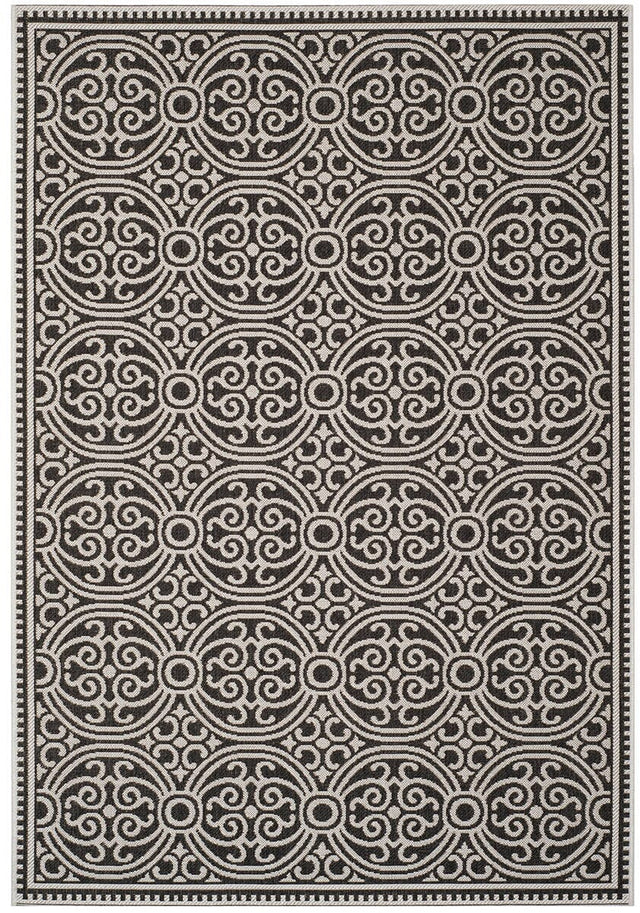 Safavieh Linden Lnd134A Light Grey / Charcoal Rugs - Safavieh - lnd134a - 4
