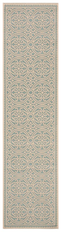 Safavieh Linden Lnd134L Cream / Aqua Rugs - Safavieh - lnd134l - 28
